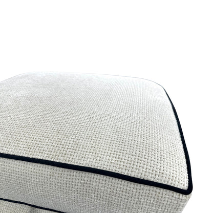 'Celine' Tuzzi Ivory Storage Footstool