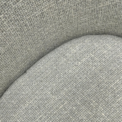 'Sadia' Grey Combination Dual Material Dining Chair - Set of 4