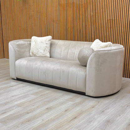 Profile view highlighting the 73cm height and the elegant, low-profile frame.