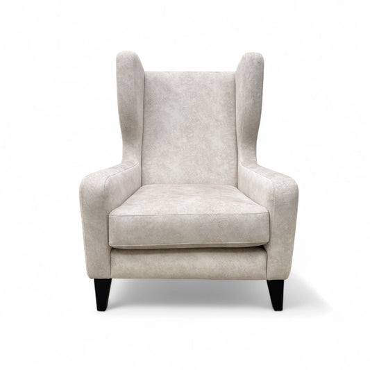 ‘Dolcie’ Cream Combination Dolcie Combination Velvet Wing Chair