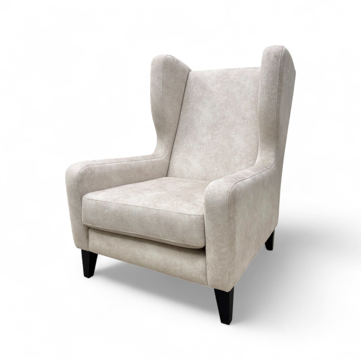 ‘Dolcie’ Cream Combination Dolcie Combination Velvet Wing Chair