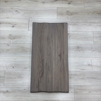 Bodahl 'Roma' 8 Vintage Grey Solid Oak Raw Edge 100cm Table Extension Leaf