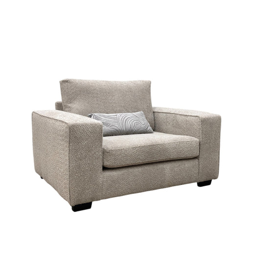 ‘Amber’ Grey Boucle Fabric Snuggler