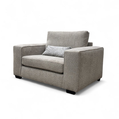 ‘Amber’ Grey Boucle Fabric Snuggler