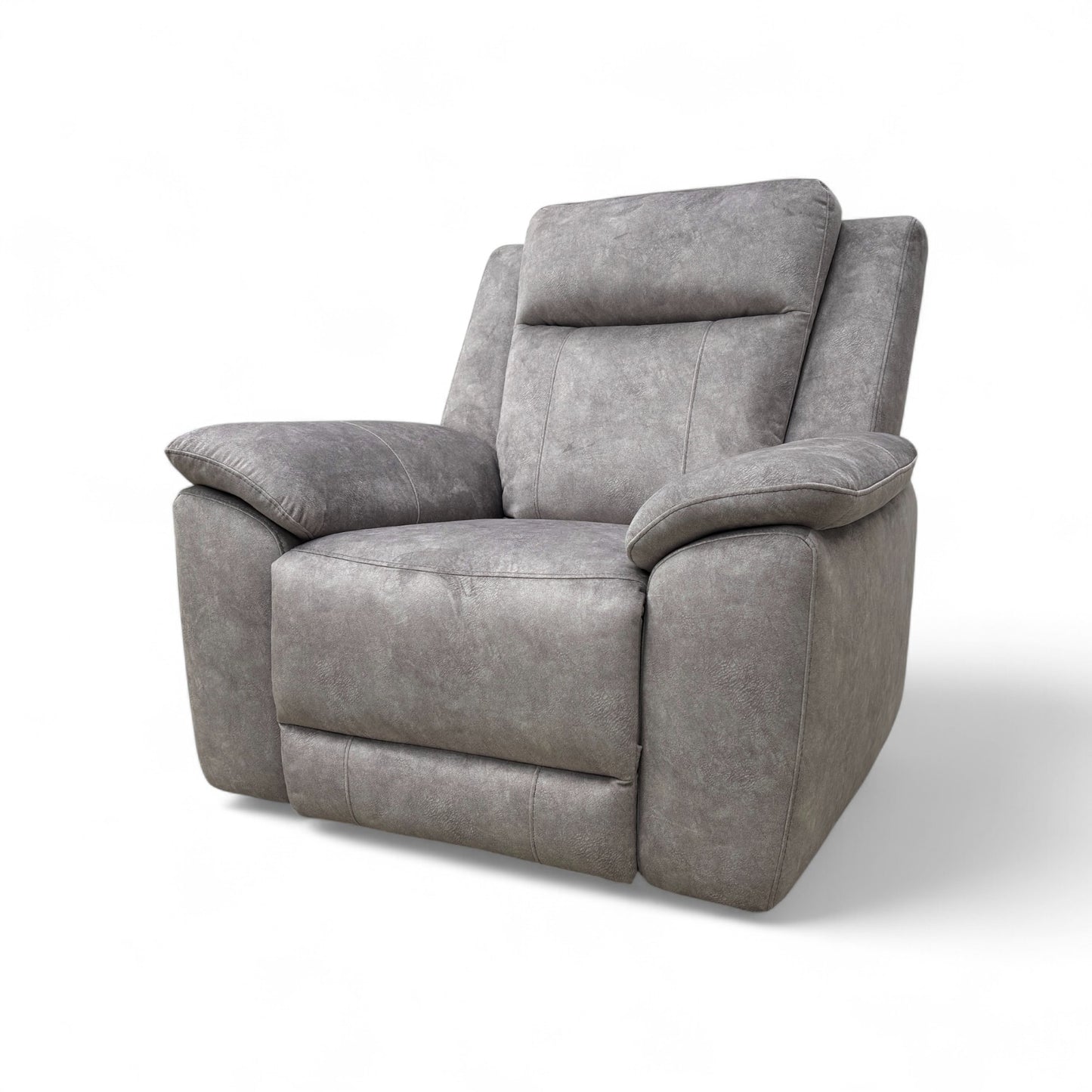 ‘Maverick’ Dapple Silver Velvet Lift and Rise Chair