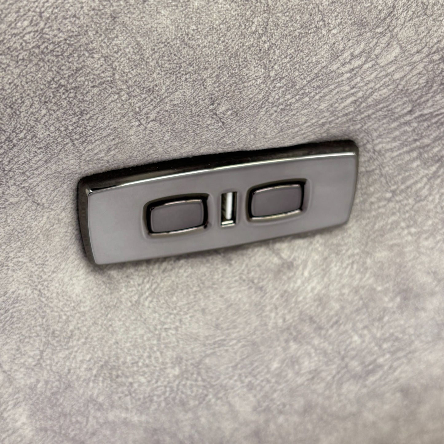 ‘Maverick’ Dapple Silver Velvet Lift and Rise Chair