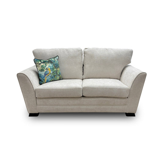 "Poppy' Cream Chenille Large 2 Seater Sofa Bed