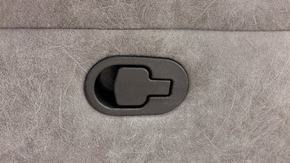 'Azzurri" Grey Endurance Fabric Manual Recliner 3 Seater Sofa