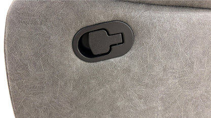 'Bennett' Grey Endurance Fabric Manual Recliner 3 Seater Sofa