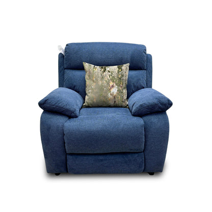 ‘Moreno' Fab-Blt-R38 Blue Fabric Armchair