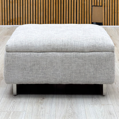 'Moet' 14445 Anivia Khaki Fabric Large Standard Footstool