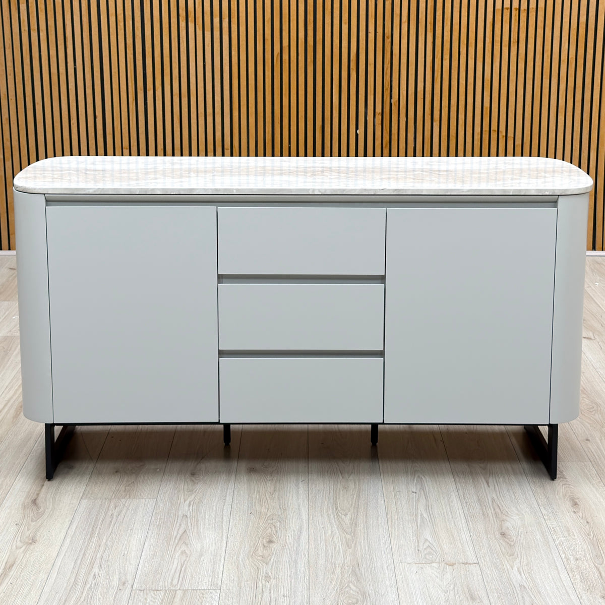 ‘Germain’ Marble Top 2 Door 3 Drawer Sideboard