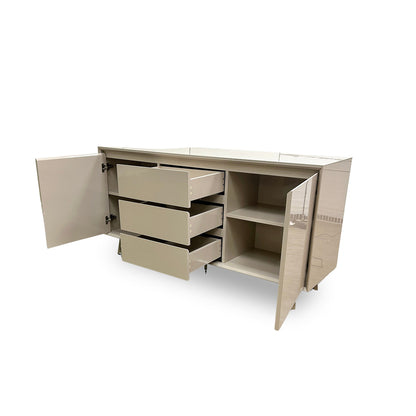 ‘Mirage’ Marble-effect Ceramic Top 2 Door 3 Drawer Sideboard