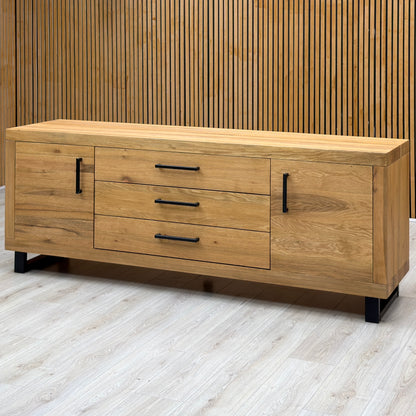 Bodahl 'Terra' 1 Oil Solid Oak Large 2 Door 3 Drawer Sideboard