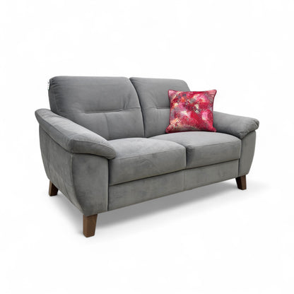 ‘Salento’ Dark Grey Velvet 2 Seater Sofa