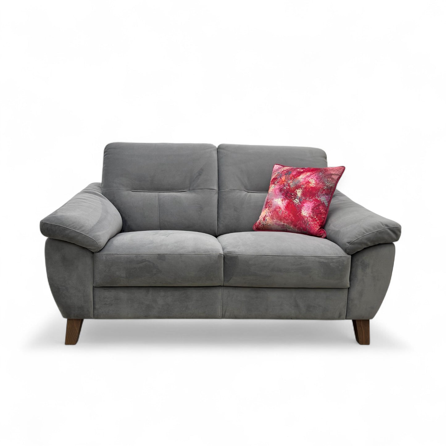 ‘Salento’ Dark Grey Velvet 2 Seater Sofa