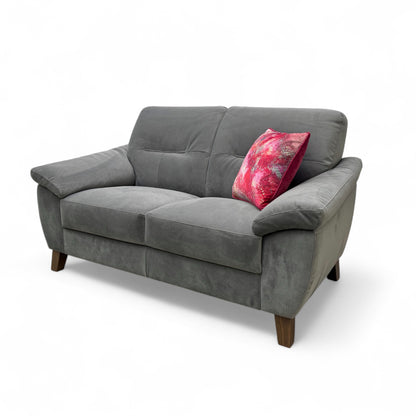 ‘Salento’ Dark Grey Velvet 2 Seater Sofa