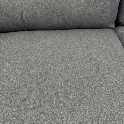 ‘Evie’ Charcoal Fabric 3 Seater Sofa