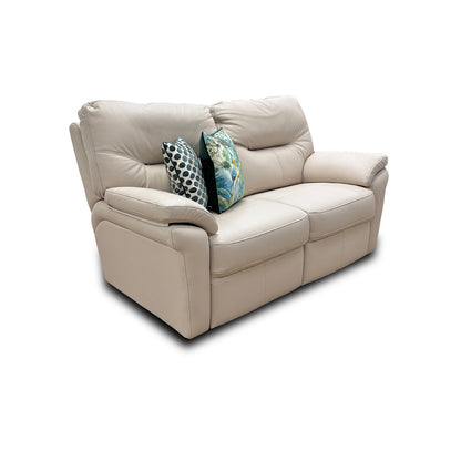 G Plan 'Seattle' H007 Durham Dove Leather 3 Seater Sofa