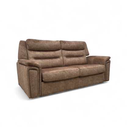 ‘Legend’ Dapple Chocolate Velvet 3 Seater Sofa Bed