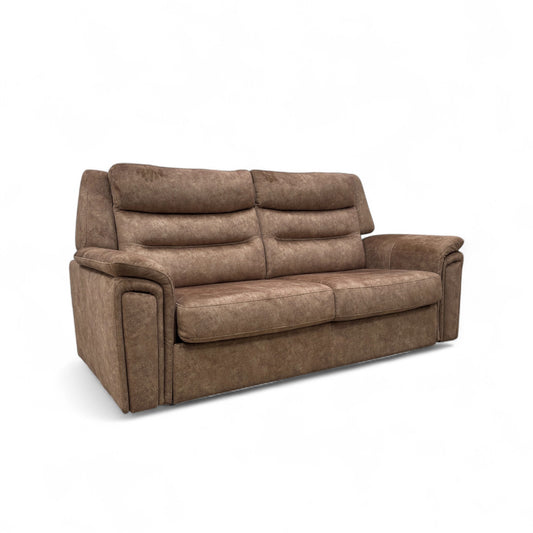 ‘Legend’ Dapple Chocolate Velvet 3 Seater Sofa Bed