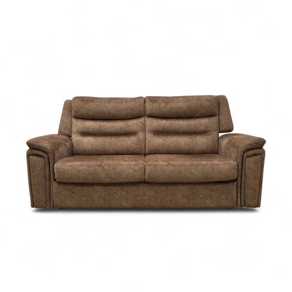 ‘Legend’ Dapple Chocolate Velvet 3 Seater Sofa Bed