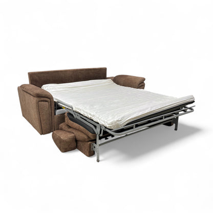 ‘Legend’ Dapple Chocolate Velvet 3 Seater Sofa Bed