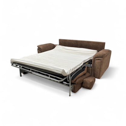 ‘Legend’ Dapple Chocolate Velvet 3 Seater Sofa Bed
