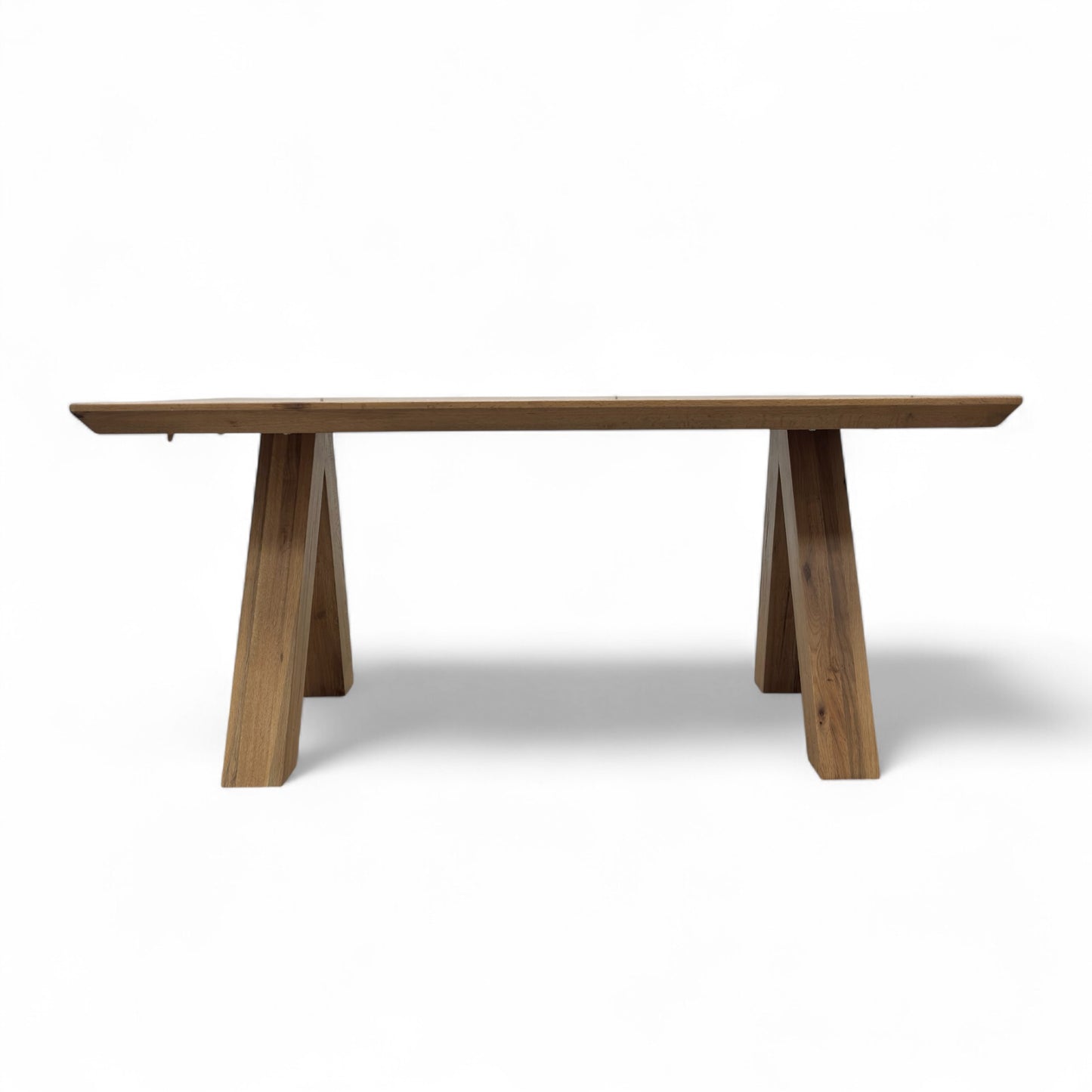 Bodahl 'Loki' 01 Oiled Solid Oak Swiss Top 180cm Table with V-Shaped Legs
