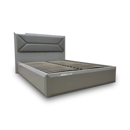 ‘Grigio’ High Gloss Ottoman Bed Frame - King