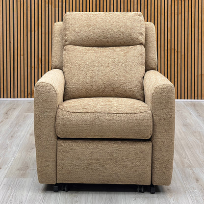 G Plan ‘Wren’ A070 Boucle Cocoa Brown Fabric Lift and Rise Recliner Chair
