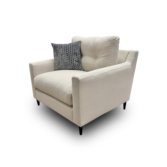 ‘Virtue’ Fabric Cozy Natural Armchair