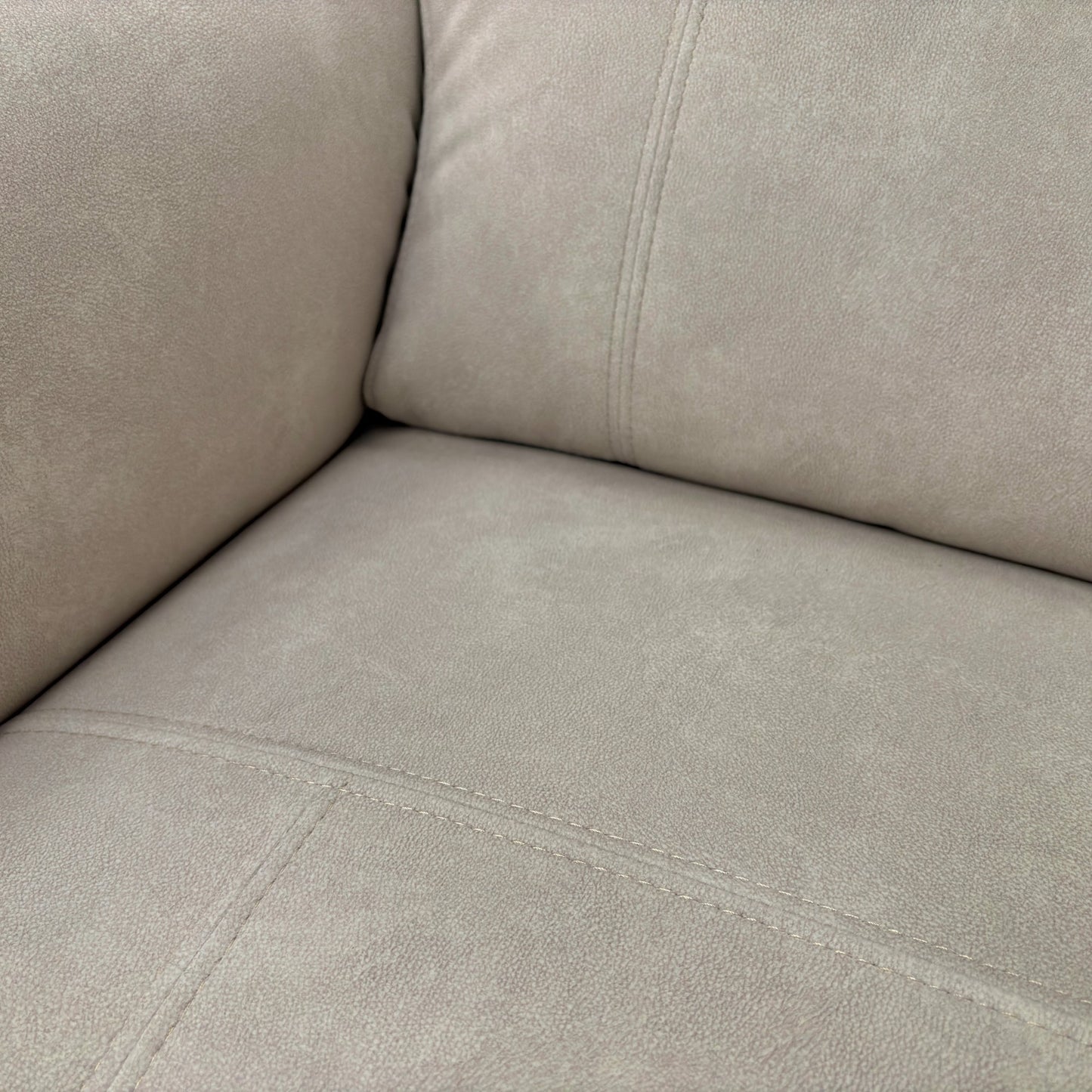 ‘Moet’ 43501 Dexter Ivory Fabric 3 + 2 Seater Power Recliner Sofa Set with Telescopic Headrests