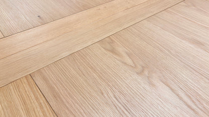 ‘Augusta’ Solid Oak Large Rectangular Extending Dining Table