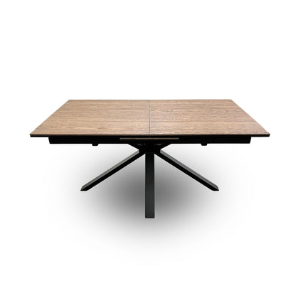 ‘Saturn’ Oak Top Pop-up Extending Dining Table
