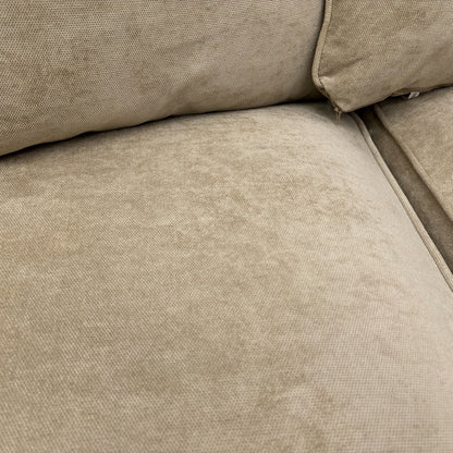 ‘Legend’ Kingston Beige Fabric Pillow Back Right Hand Facing Corner Sofa