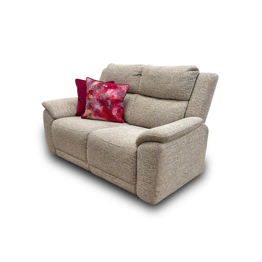 ‘Utah’ Oatmeal We-0101 Fabric 2 Seater Sofa