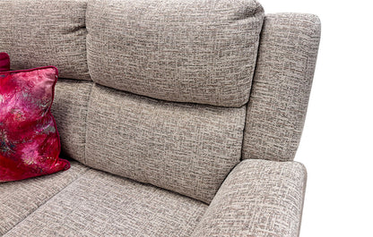 ‘Utah’ Oatmeal We-0101 Fabric 2 Seater Sofa