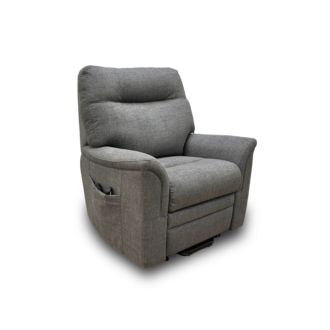 Parker Knoll ‘Hudson 23’ Charcoal Grey Fabric Lift and Rise Chair