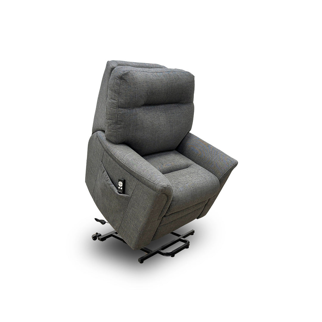 Parker Knoll ‘Hudson 23’ Charcoal Grey Fabric Lift and Rise Chair