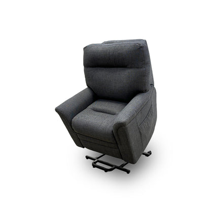 Parker Knoll ‘Hudson 23’ Charcoal Grey Fabric Lift and Rise Chair