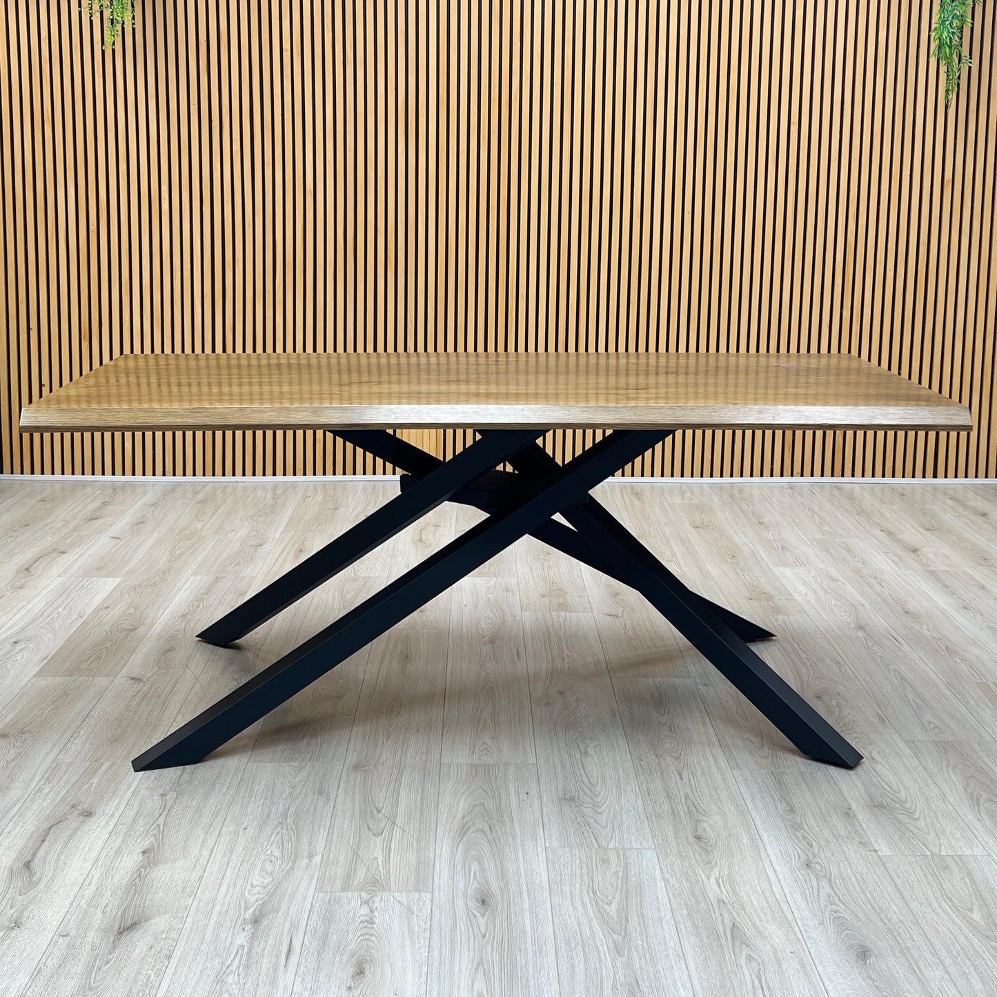‘Sapporo' Dark Oak Solid Oak Fixed Dining Table