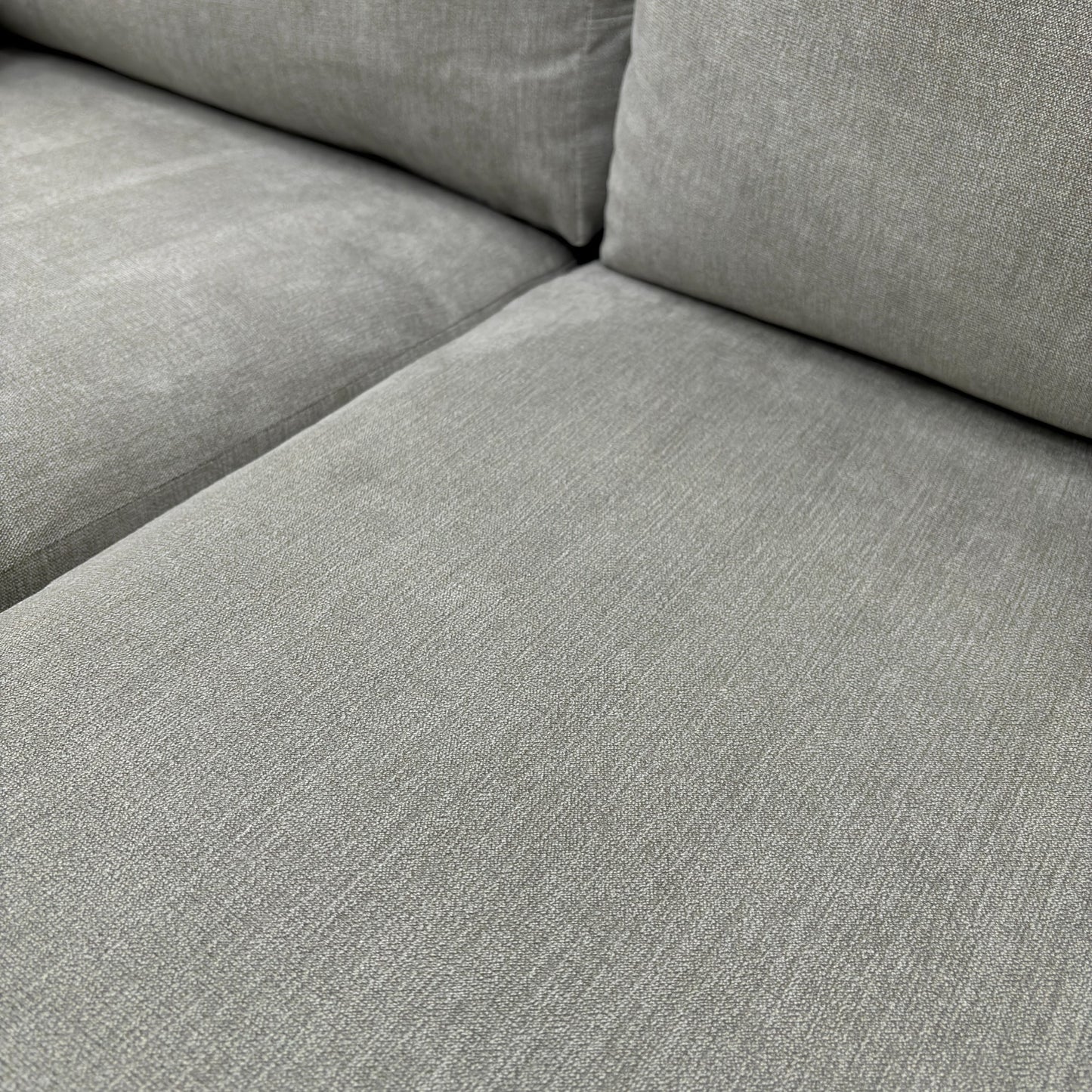 ‘Molly’ Silver Fabric 3 Seater Sofa