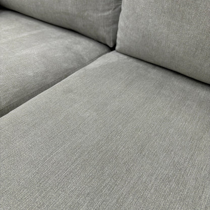 ‘Molly’ Silver Fabric 3 Seater Sofa
