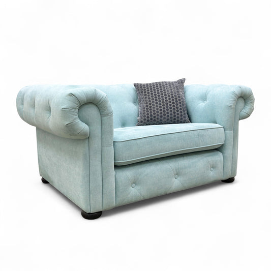 ‘Belair' Sky Plaza Linen Cuddler Chair