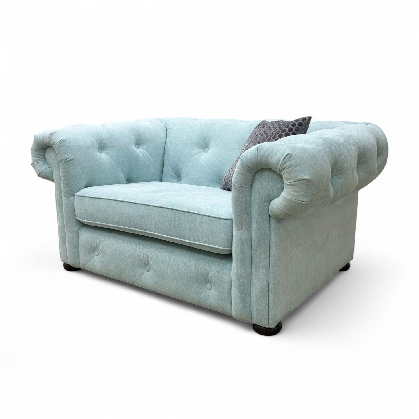 ‘Belair' Sky Plaza Linen Cuddler Chair
