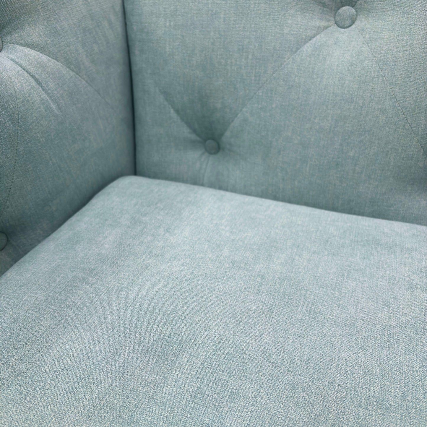 ‘Belair' Sky Plaza Linen Cuddler Chair