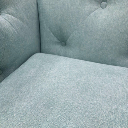 ‘Belair' Sky Plaza Linen Cuddler Chair