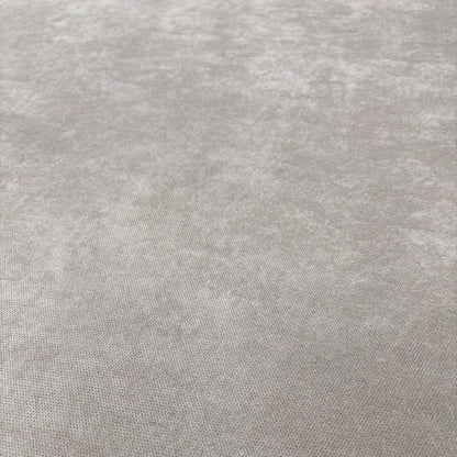 ‘Ballard’ Grey Fabric Large Square Footstool