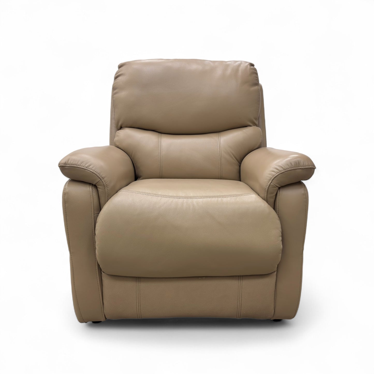 ‘Evelyn’ Taupe Leather Lift and Rise Chair